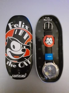 Raro orologio da polso Fantasma Musical Felix The Cat nuovo con scatola - Foto 1 di 4