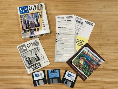 Sim City Classic & Terrain Editor Expansion (Windows, 1995 - 3.1 ) 3.5" Floppies - Image 1 of 4