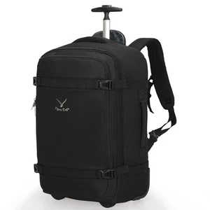 Mochila con ruedas Hynes Eagle 42L aprobada por la aerolínea equipaje de mano lados blandos - Imagen 1 de 60