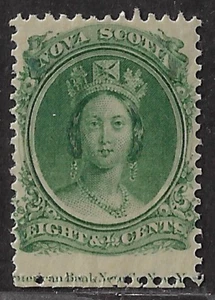 Canada / NOVA SCOTIA Stamps — 1860-63, Queen Victoria MLH #11 Ref. 1071 - Picture 1 of 2