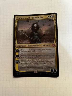 MTG Planeswalker-​​​Aminatou, the Fateshifter (Oversized) [Commander 2018 - Image 1 of 2