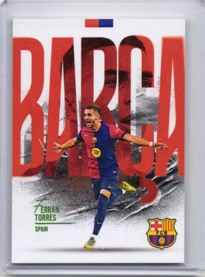 2024-25 Futera FX FC Barcelona - Special Insert FCB SN2 #FCB05 Ferran Torres #/2 - Image 1 of 2