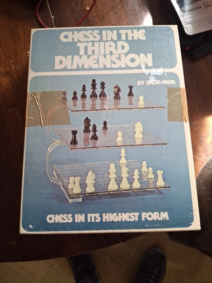 Chess in the Third Dimension 1976 完整 Skor-Mor 产品棋盘游戏 — 第 1/1 张图片