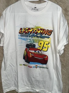 Men’s Size Large T Shirt, Pixar, Lightning McQueen 95, Disney - Picture 1 of 7