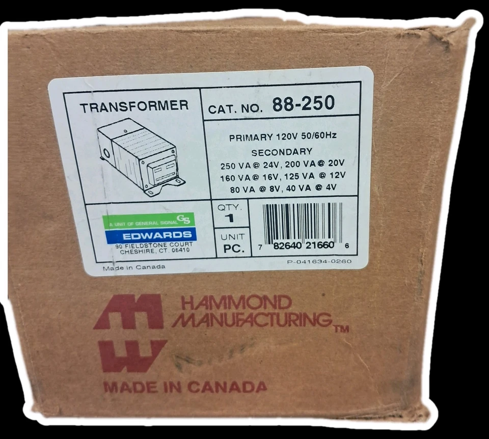 Transformador Edwards 88-250 - Imagem 1 de 1