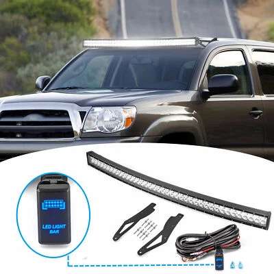 for 2005-2015 Toyota Tacoma 42"in LED Light Bar Combo & Roof  Brackets + Wiring - Image 1 of 4