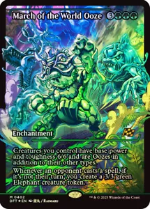 MTG FOIL March of the World Ooze Showcase - Aetherdrift #402 - Bild 1 von 1