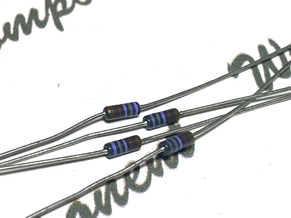 20pcs - Corning 78.7K (78K7 78.7Kohm) 1/4W 1% Metal Film Resistor - Image 1 of 4