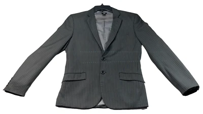 Abrigo Blazer H&M Suite Para Hombre Talla 38 Regular 38R Negro Manga Larga Bolsillos Foto 1 de 4