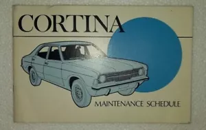 NOS Ford Cortina TC Australian owners manual 1973 - Foto 1 di 3