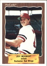 1990 Rochester Red Wings ProCards #710 Jeff McKnight
