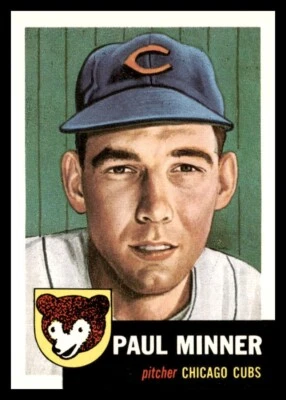 1991 Topps Archives The Ultimate 1953 Topps - Paul Minner #92 - Image 1 of 2