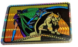 VINTAGE BATMAN Prism vending sticker 1990 1st series NM UNUSED 1 of 10 Catwoman - Zdjęcie 1 z 1