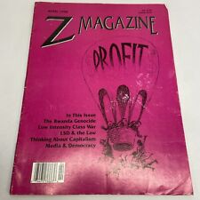 Z Magazine April 1996 US American Independent Political Culture Social Economic