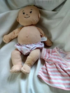Manhattan Toy 13 inch long Baby Stella Doll Plush 2 pc. outfit magnetic mouth - Picture 1 of 4