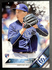 2016 BLAKE SNELL Topps Holiday Rookie RC #HMW172 San Diego Padres