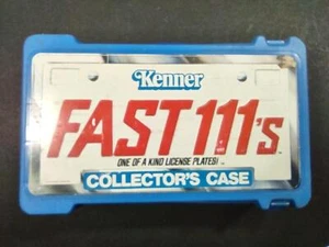 Fast 111's Collector's Case License Plate Design 1981 Kenner with starter Track - Picture 1 of 12