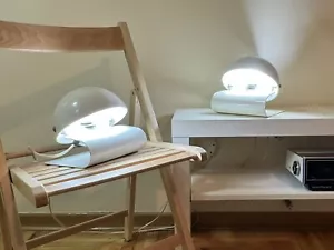 BUGIA UNIQUE RARE TABLE LAMPS GIUSEPPE CORMIO FOR HARVEY GUZZINI ITALY 1970’s - Picture 1 of 21
