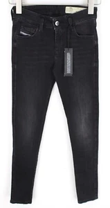 Diesel Slandy-Low 069BU Damen Jeans W24/L30 Grau Super Slim Skinny Cut Stretch - Bild 1 von 8
