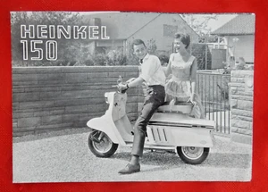 Brochure vendita concessionario scooter Heinkel 150 vintage - Foto 1 di 5