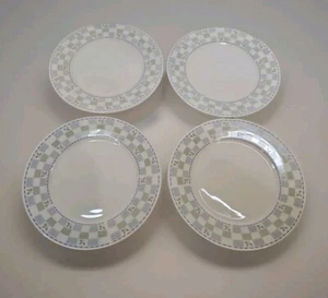 Oneida "Katrin" Blue Green Check Checkerboard Salad/Desert Plate Country Core - Picture 1 of 6
