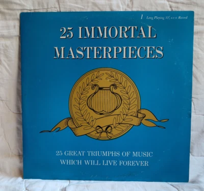 25 Immortal Masterpieces LP Vinyl Record Vintage Stereo VG+ - Image 1 of 4