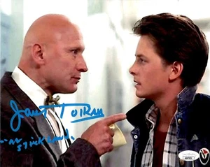 James Tolkan signed inscribed 8x10 photo Back to the future JSA Mr. Strickland - Picture 1 of 2