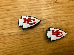 NFL Kansas City Chiefs Fußballteam für Krokusse Schuh Charms Jibbitz - 2 Stück - Bild 1 von 1
