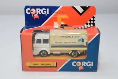 B42 CORGI 1:60 3 ZOLL IVECO CONTAINER TRUCK VAN GEND & LOOSE DUTCH PROMO NEUW... - Bild 1 von 4