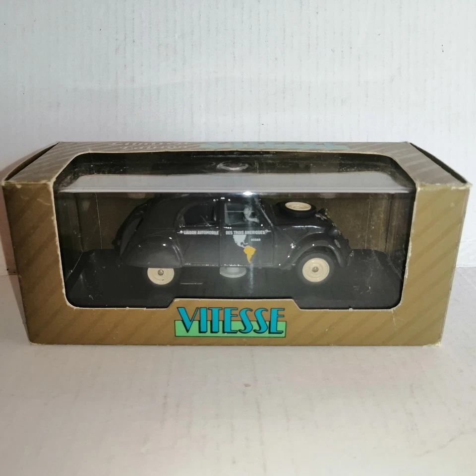 CITROEN 2CV 1953 LES TROIS AMERIQUES REF.LO13 EDIZIONE LIMITATA VITESSE 1/43 - Immagine 1 di 1