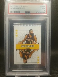 James Harden 2017 SI For Kids #667 Houston Rockets PSA 7 NM - Picture 1 of 1