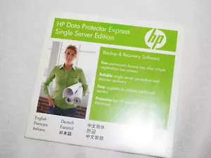 HP Data Protector Express Single Server Edition - Brand New Sealed Rare v 4.0 - Picture 1 of 9