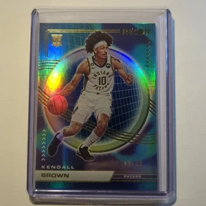 2022-23 Panini Recon Rookies Holo Blue /99 Kendall Brown #226 Rookie RC Pacers - Picture 1 of 7