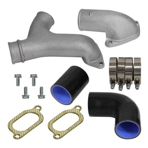 Aluminium Top Mount Turbo Ladeluftkühler Y-Rohr Für 02–07 Impreza WRX/STI GD GG - Picture 1 of 11