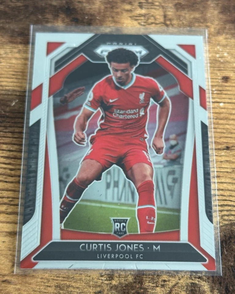 21/22 Panini Prizm Premier League Curtis Jones RC #249 - Image 1 of 1