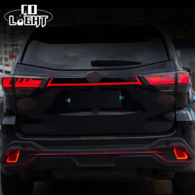 Luz de freno trasera LED ahumada para maletero Toyota Highlander 2014-2019 con agujero Foto 1 de 4