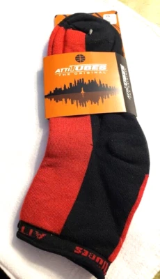 Calcetines tubo unisex Wigwam Attitubes The Original 100 % Attitude rojo y negro Foto 1 de 4