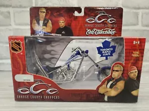 NHL Toronto Maple Leafs 1:18 Scale Diecast OCC Chopper / Motorcycle - Picture 1 of 12