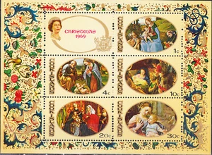 W COOK ISLANDS 0272a CHRISTMAS PAINTINGS - Picture 1 of 1