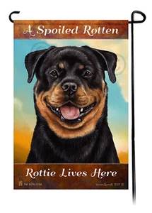 A Spoiled Rotten Rottie Lives Here - Picture 1 of 1