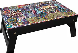 Multi Purpose Wooden Laptop Table, Study Table for Kids & Adults Foldable  - Picture 1 of 4