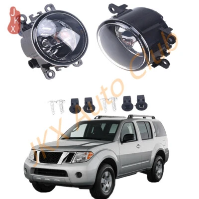 2PCS Front Fog Lamps Light n For NISSAN PATHFINDER R51 2005-2010 2011 2012 13 14 - Image 1 of 4
