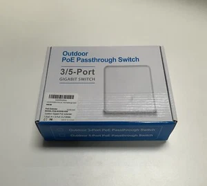 Centropower POE-EX2005-4WE Outdoor 5 port PoE Passtrough Switch - Picture 1 of 4