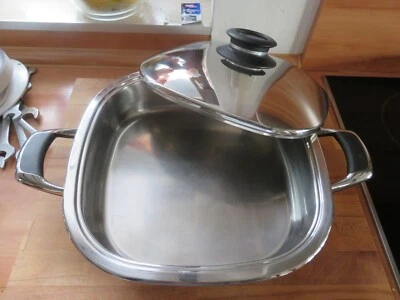 AMC Arondo Topf, Kochtopf, Topf quadratisch, Deckel Visiotherm, 32 cm, 4,5 ltr. - Bild 1 von 3