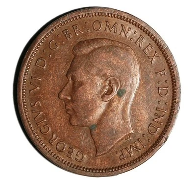 Medio penique Reino Unido 1938 Foto 1 de 2