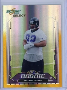 2006 Score Select HALOTI NGATA Gold Zone ROOKIE Parallel #47/50 - Picture 1 of 2