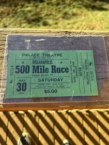 Palace Theater Albany NY 1970 Indianapolis 500 Mile Race Closed Circuit Ticket - Picture 1 of 3
