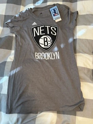Adidas Brooklyn Nets Women’s NBA 4Her Shirt – Size Medium – NWT - Image 1 of 2