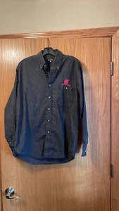 Wisconsin Badgers Antigua Long Sleeve Plaid Button Down Dress Shirt Mens Small - Picture 1 of 9