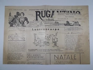Rugantino in Dialetto Romanesco Satirico n.11760 anno 1972 Lustrascarpe - Picture 1 of 1